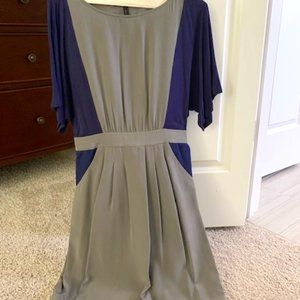 Grey and Blue BCBG dress